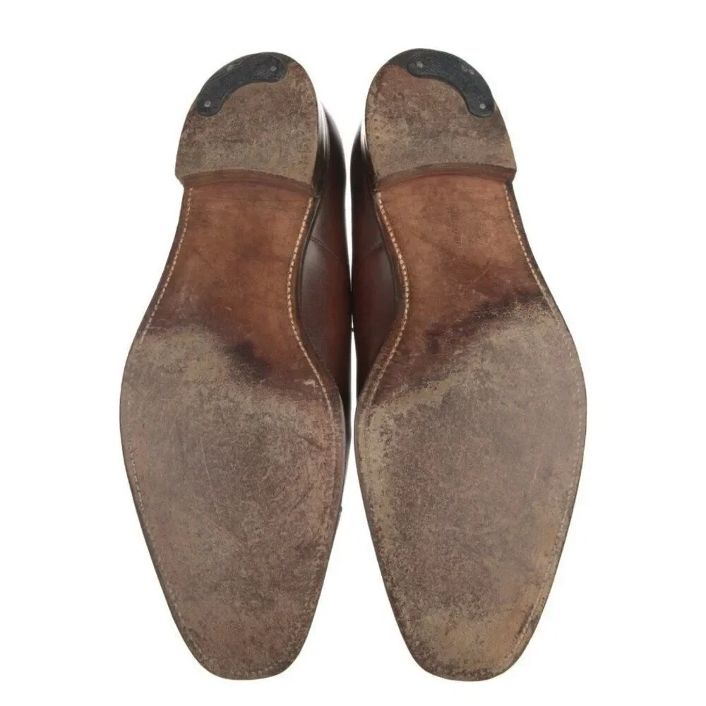 Church’s Authentic Leather Oxfords Oxford Solid Brown Shoes 12.5